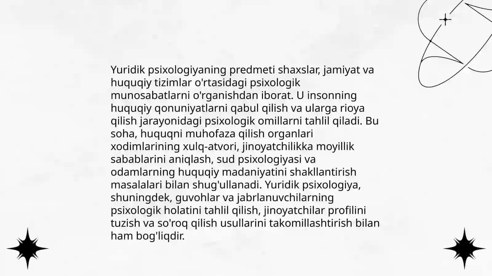 Yuridik psixologiyaning umumiy vazifalari,predmeti va metodologiyasi 4