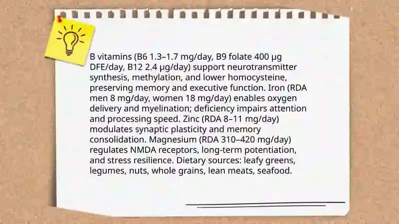 Nourishment: brain, emotional, physical 4