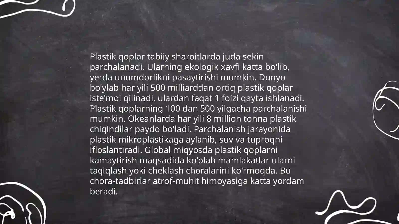 Sekin parchalanadigan ifloslantiruvchi mahsulotlar 4