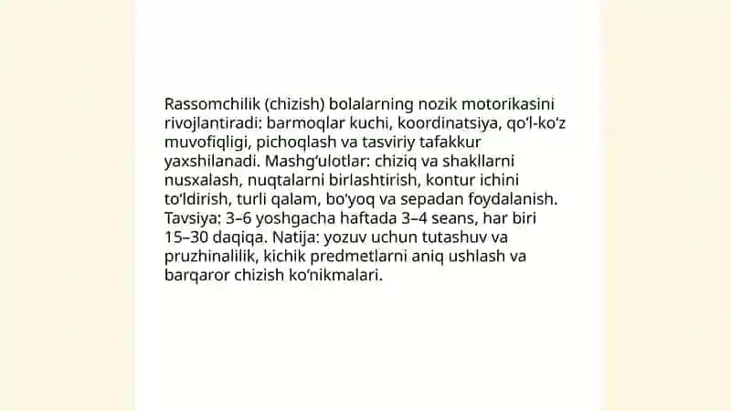 Maktabgacha bolalarni har tomonlama rivojlantirishda tasviriy faoliyat turlari 4