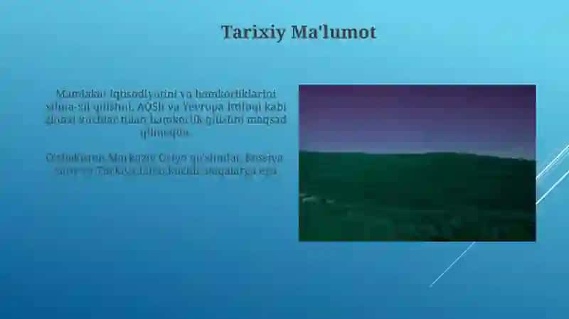 O'zbekiston Tashqi Siyosatining Tarixiy Umumiy Ko'rinishi 4