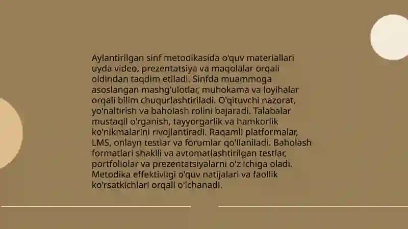 Loyihaga asoslangan o'qitish (project-based learning) 4