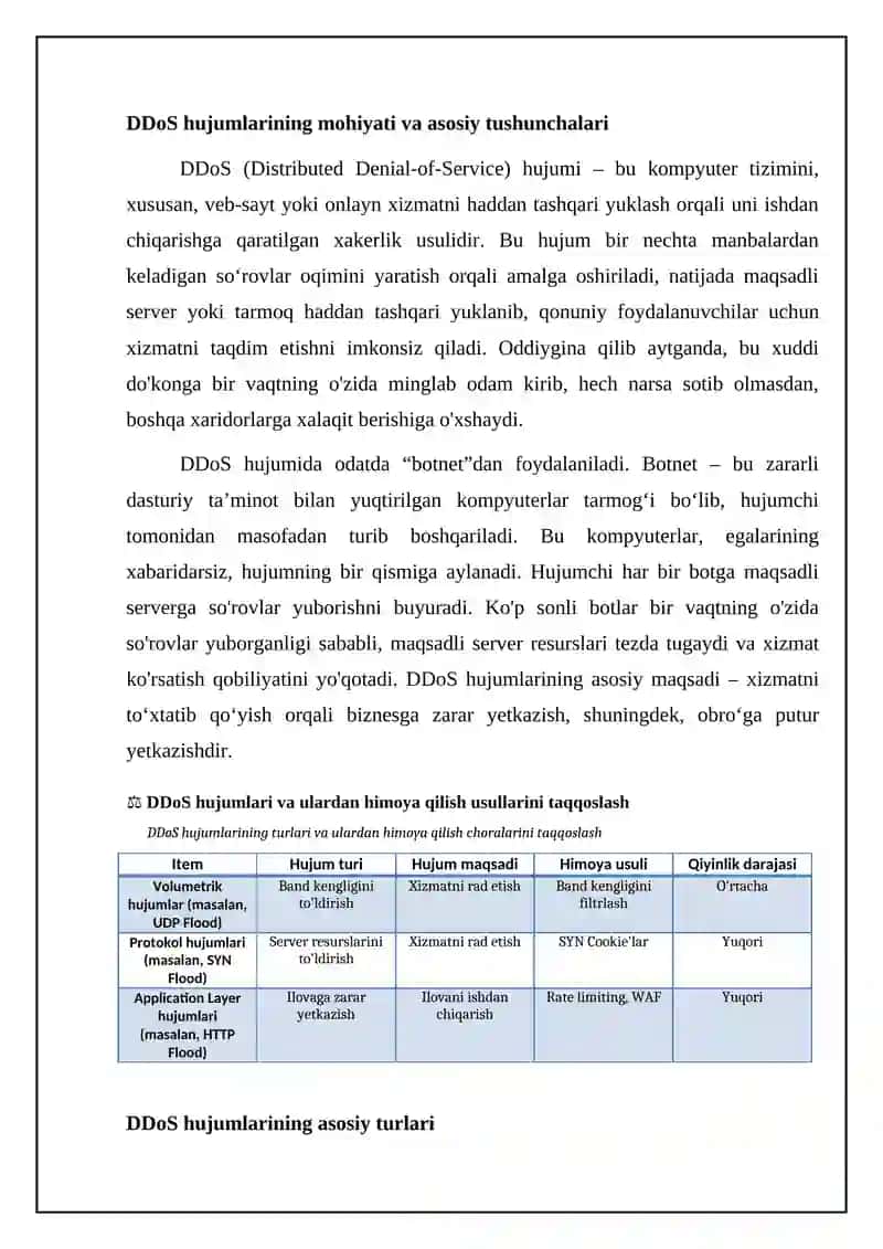 DDoS hujumlari: Tushuncha, turlari va oqibatlari 4