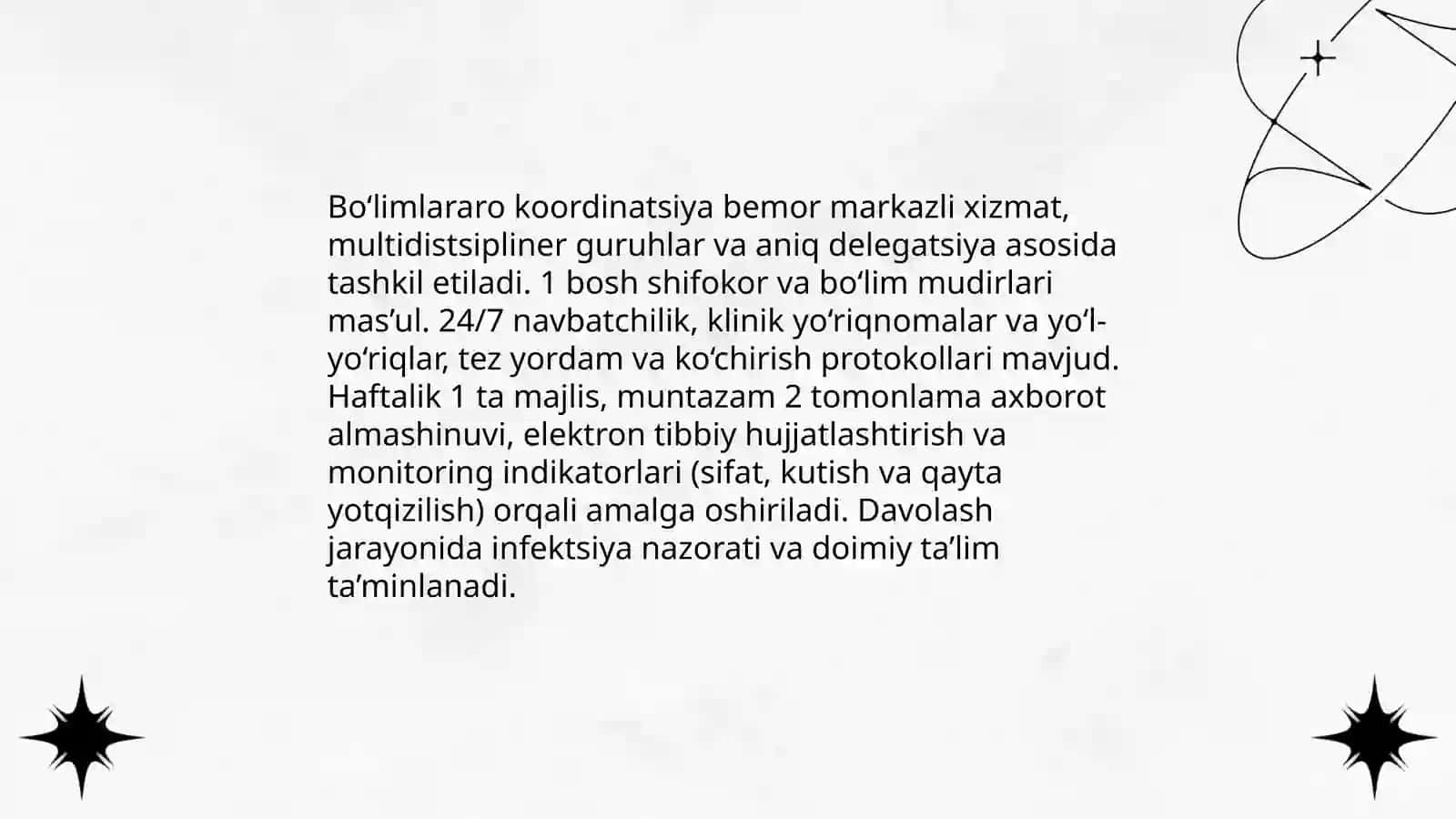 DAVOLASH MUASSASALARINING ISHLASH PRINSIPLARI 4