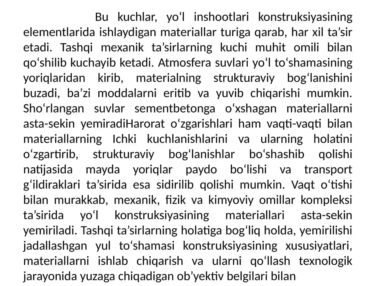 Yo‘l qurish materiallari 4