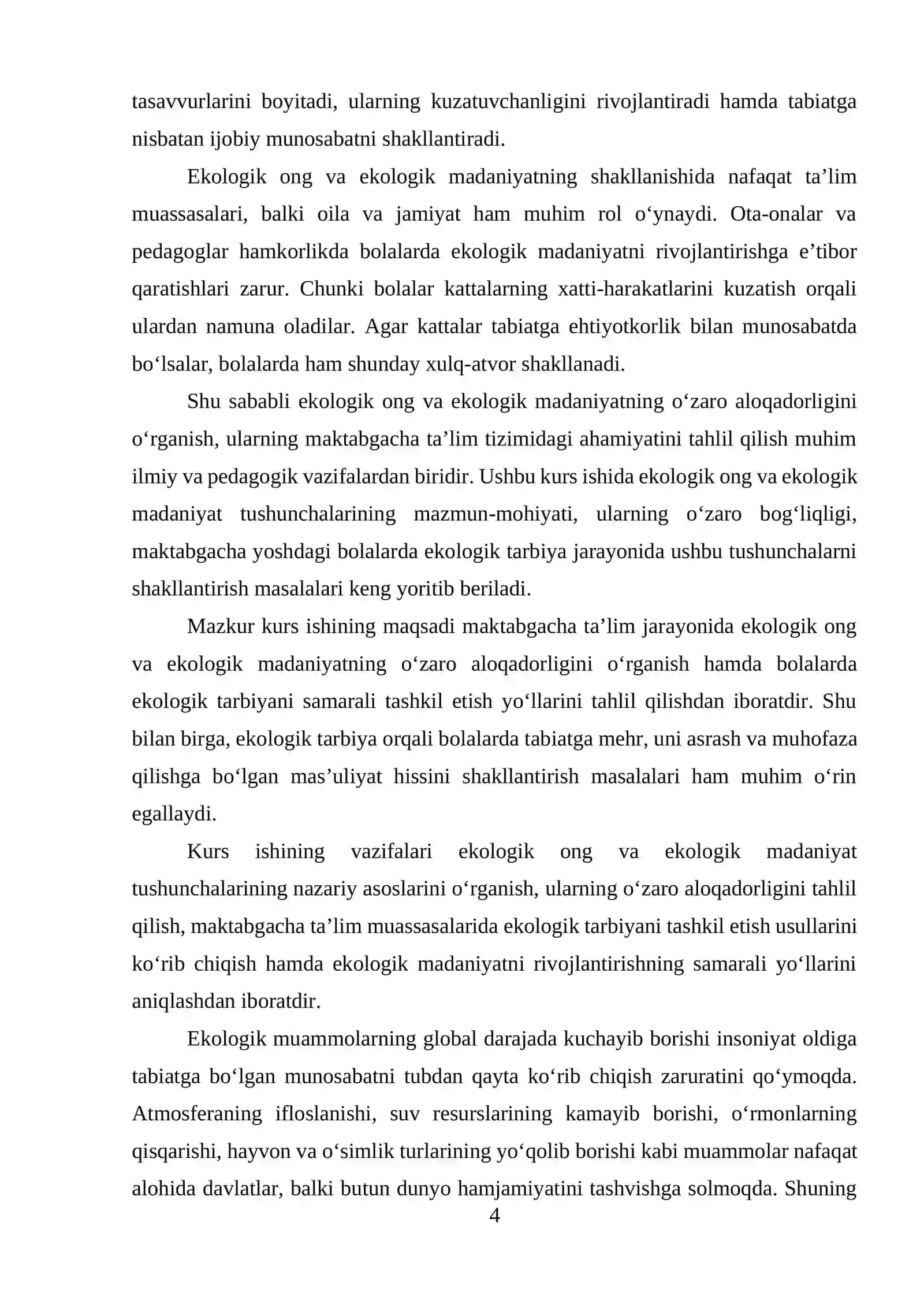 Ekologik ong va ekologik madaniyatning nazariy asoslari 4