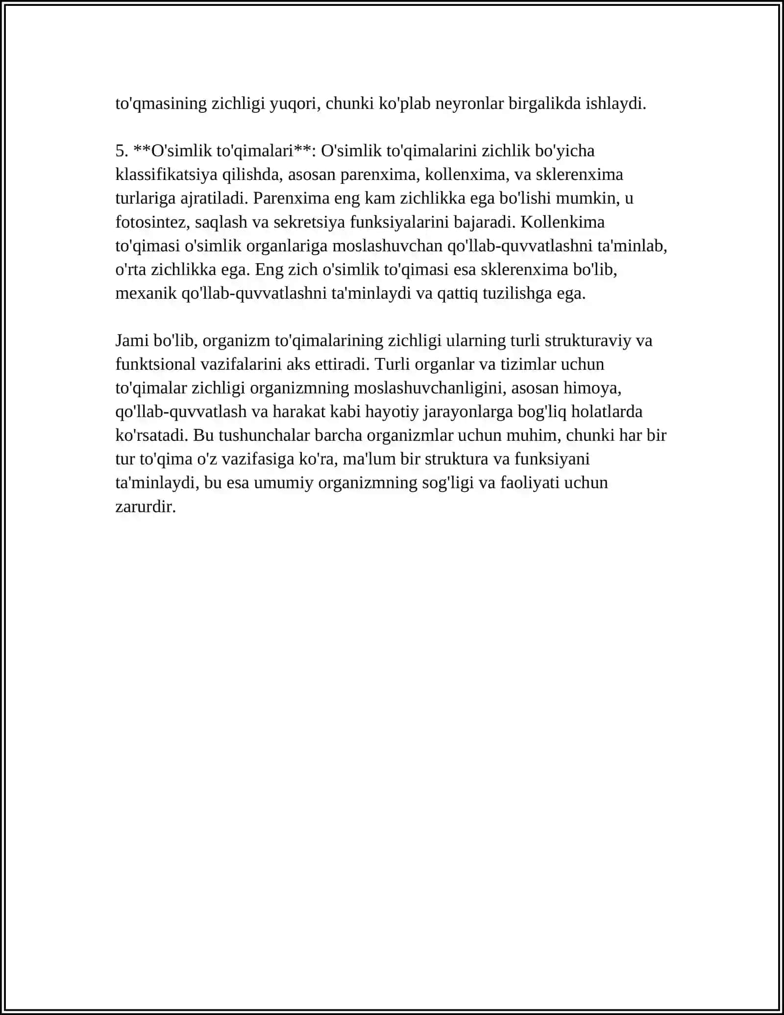 ORGANIZM TOQIMALARINI ZICHLIGINI ANIQLASH 4