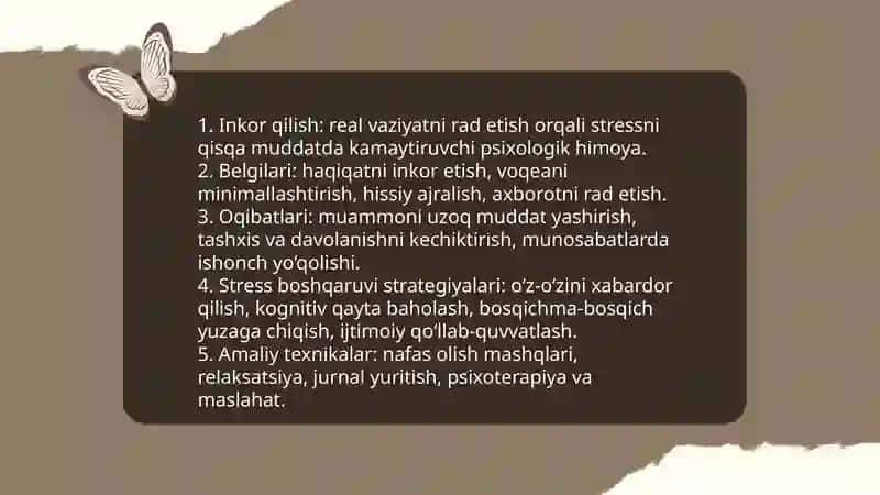 Psixologik moslashuv mexanizmlari 4