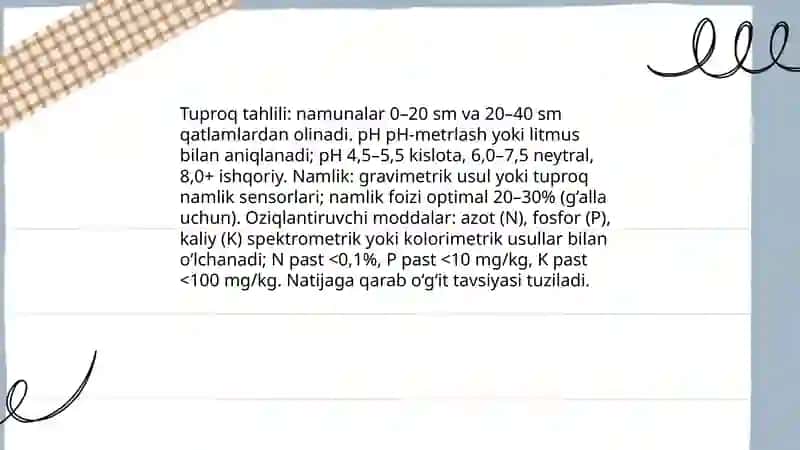 Oʻsimlik turlarini aniqlash va identifikatsiya qilish uchun bir soatlik dars ishlanma 4