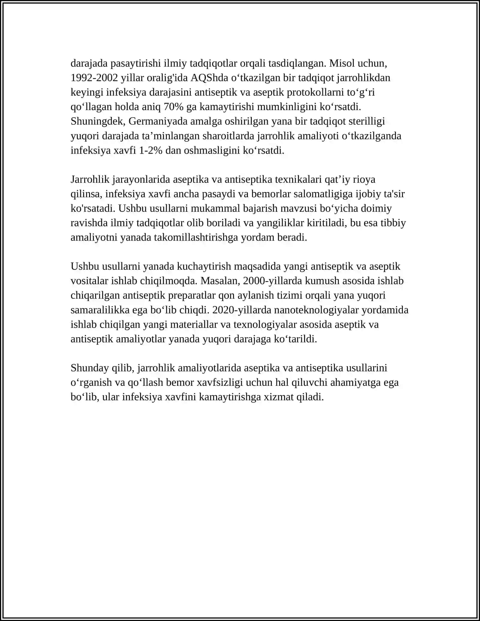 XIRURGIYADA GOSPITAL INFEKSIYANI PROFILAKTIKASI 4