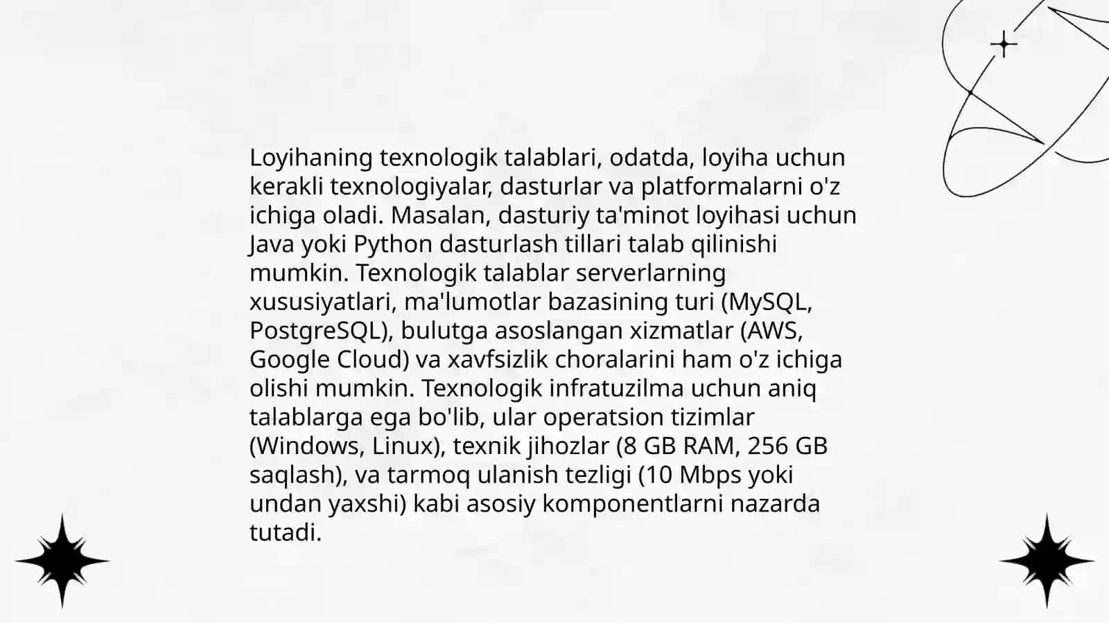 Axborot tizimi loyiha taklifi 4