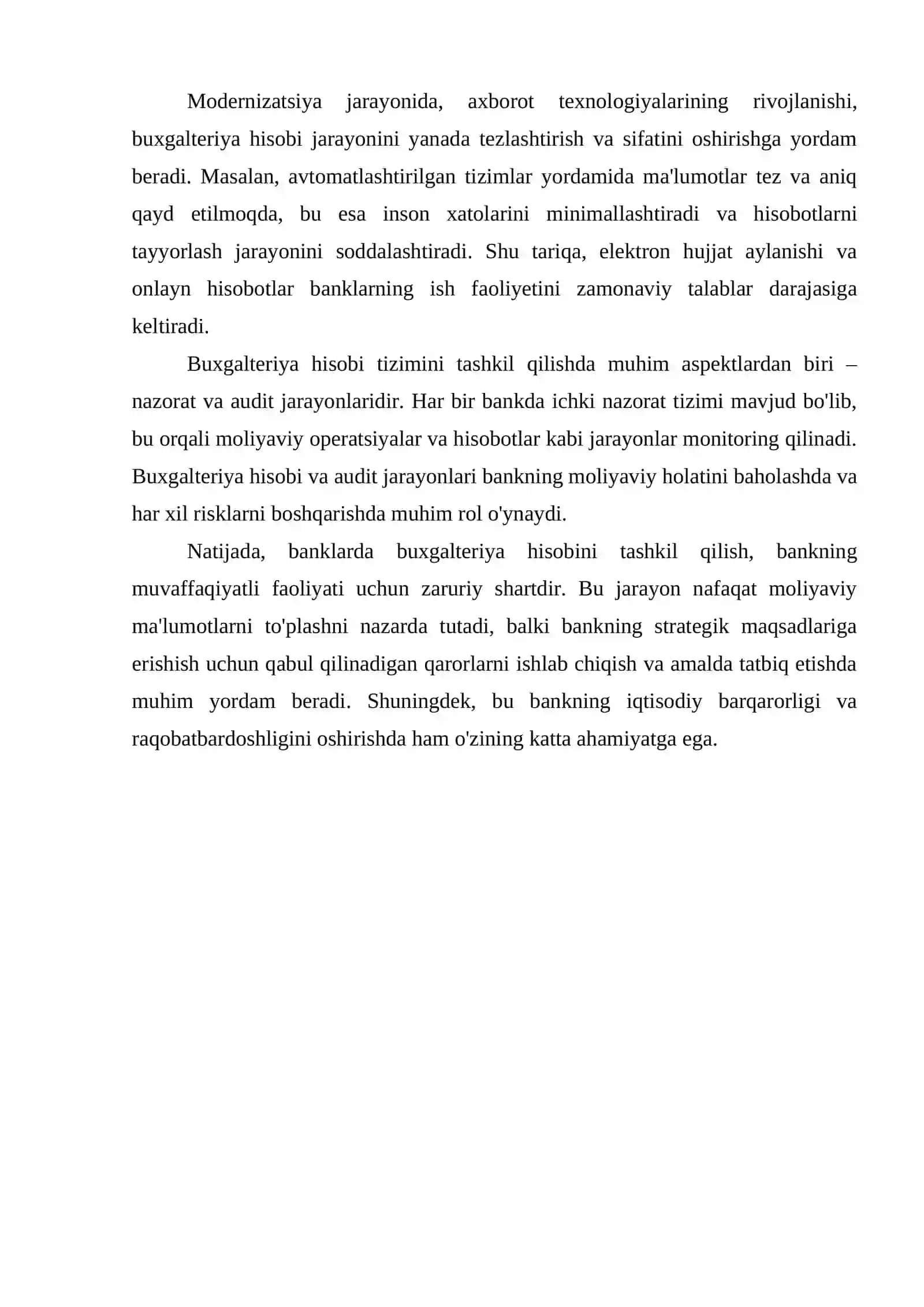 BANKLARDA BUXGALTERIYA HISOBINI TASHKIL QILISH ASOSLAR 4