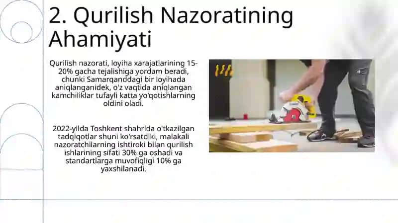 Qurilishni nazorat qilish 4