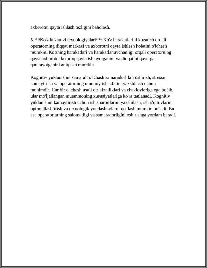 MUHANDISLIK PSIXALOGIYASIDA OPERATOR FAOLIYATI TAHLILI 4