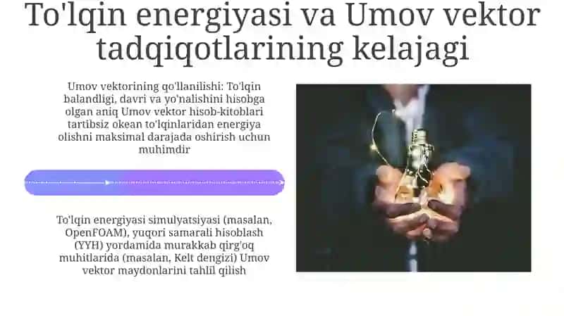 To'lqin energiyasi.Umovvektori 4