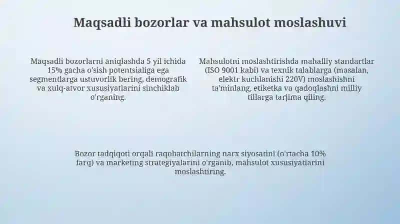 Tadbirkorlik subʼektlarining eksport salohiyatini oshirish 4