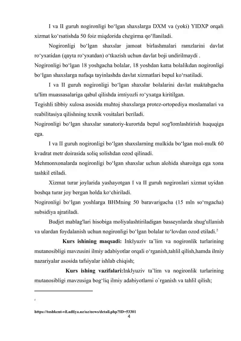 INKLYUZIV TA’LIM VA NOGIRONLIK TURLARINING MUTANOSIBLIGI 4