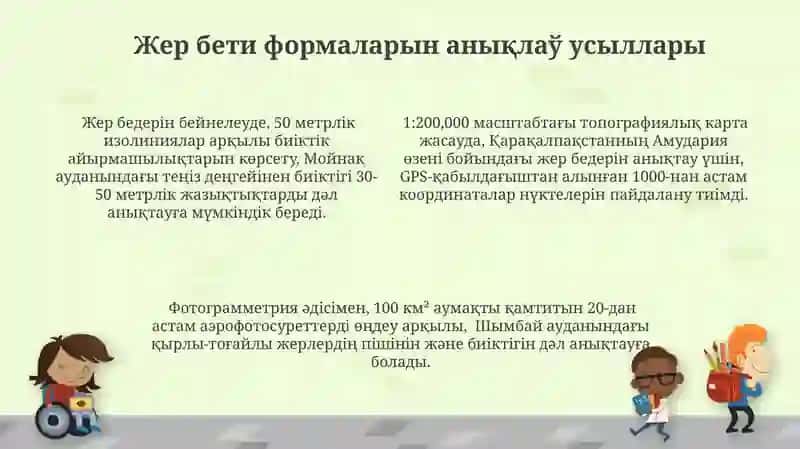 Масштабты 1:200,000 болған топографиялық картаны дүзиў усыллары 4