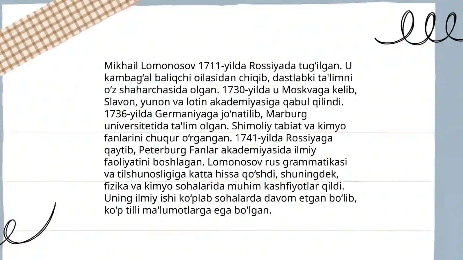 M.v.lomonosovning hayoti va ilmiy faoliyati lavuazyening antifologistik nazariyasi 4