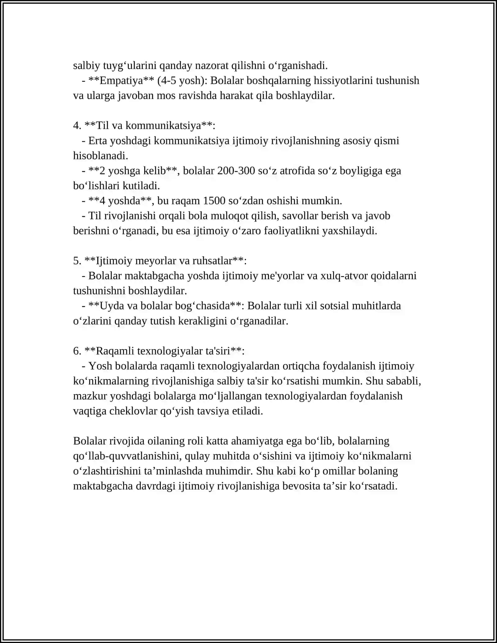 MAKTABGACHA YOSHDAGI BOLALAR BILAN OLIB BORILADIGON IJTIMOYI PEDAGUGIKA FOLIYATI 4