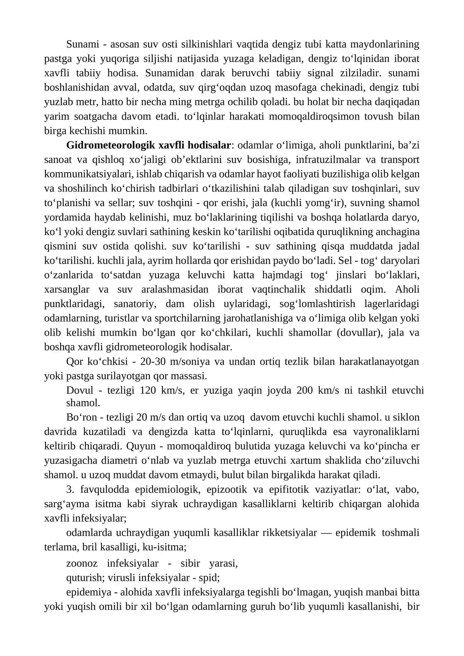 2-mavzu: Gumanitar krizis va favqulotda vaziyatlar tushunchasi va turlari 4
