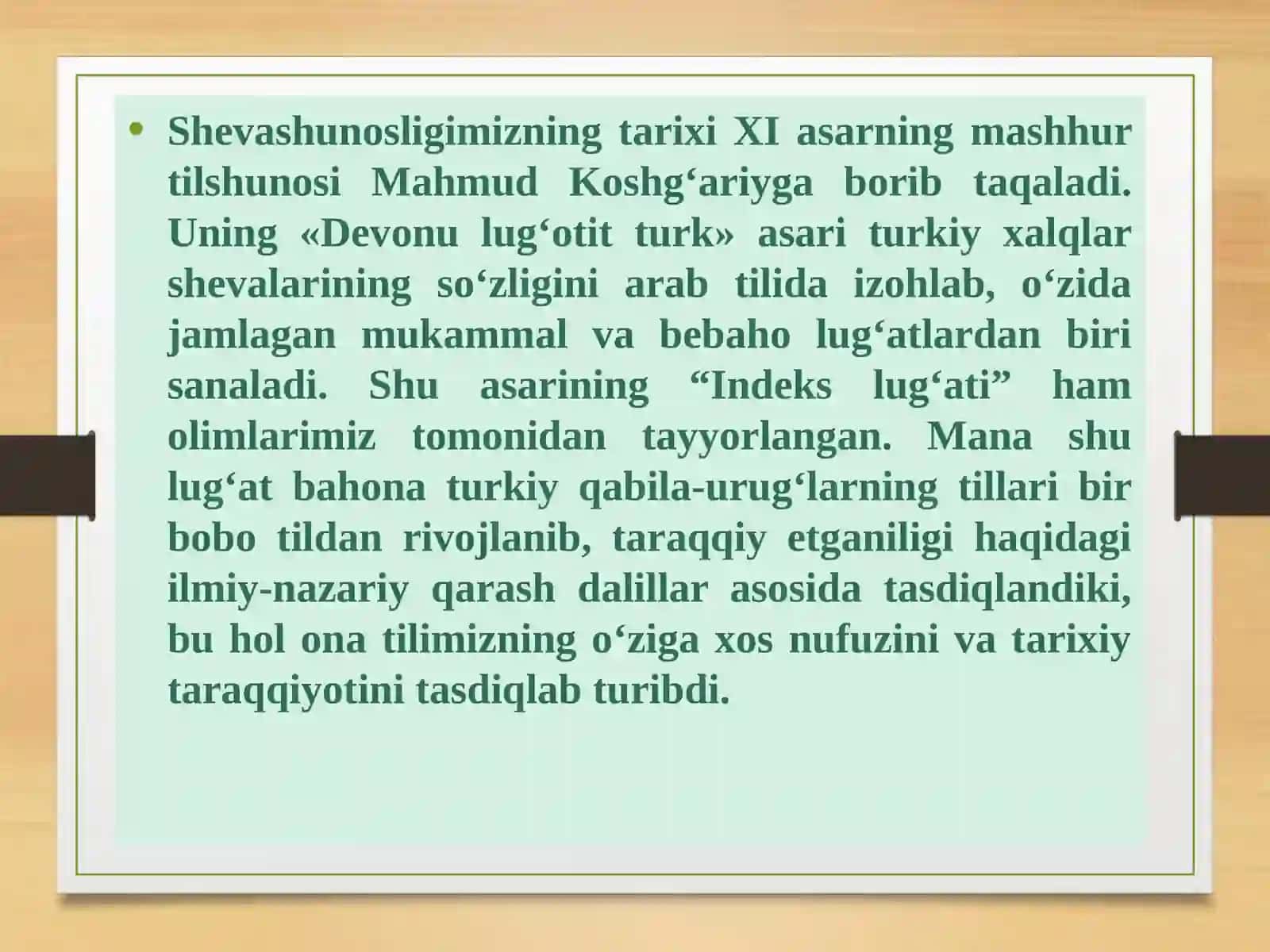 O‘zbek shevalarining o‘rganilishi 4