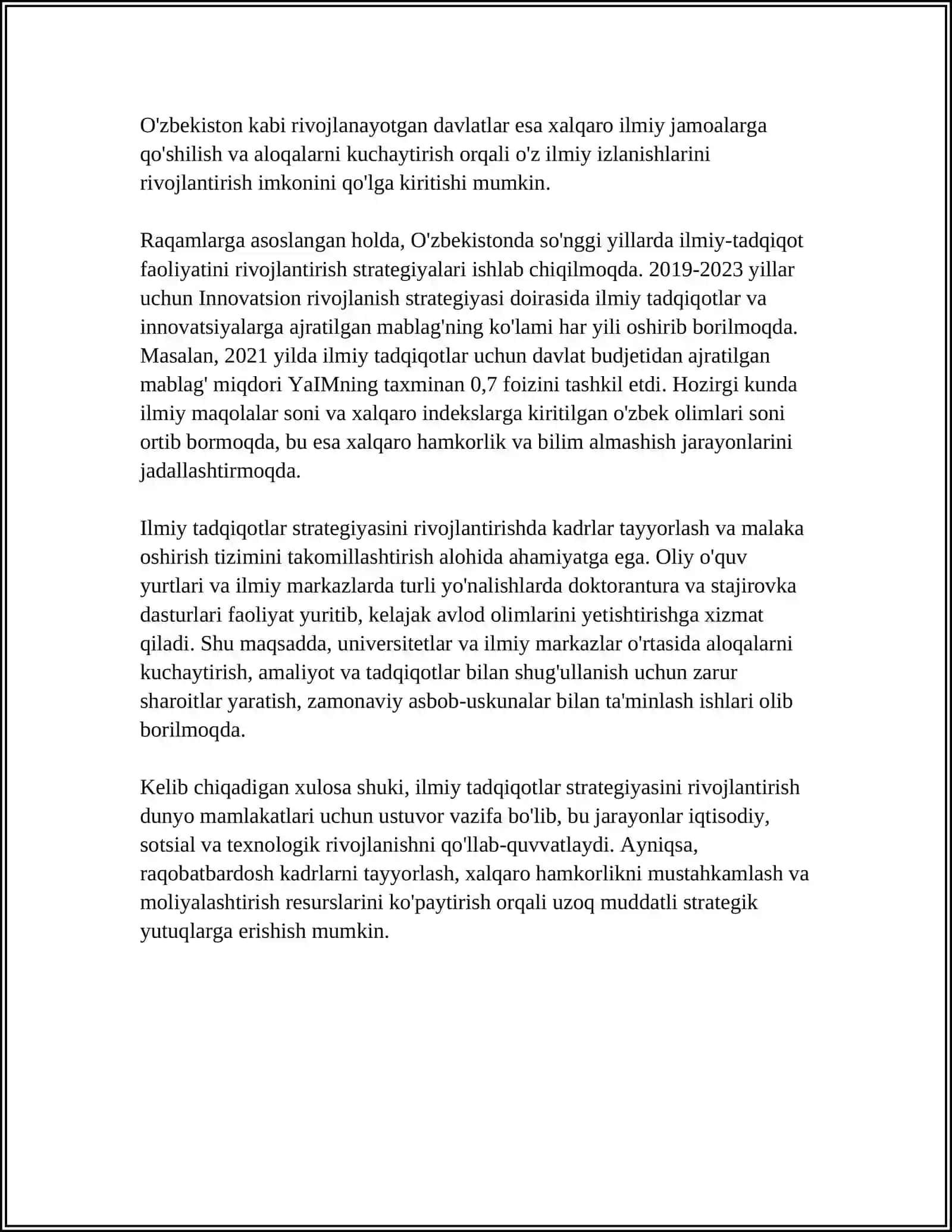 KORXONADA ILMIY TADQIQOT VA TAJRIBA KONSTRUKTORLIK ISHLARI FAOLIYATI 4