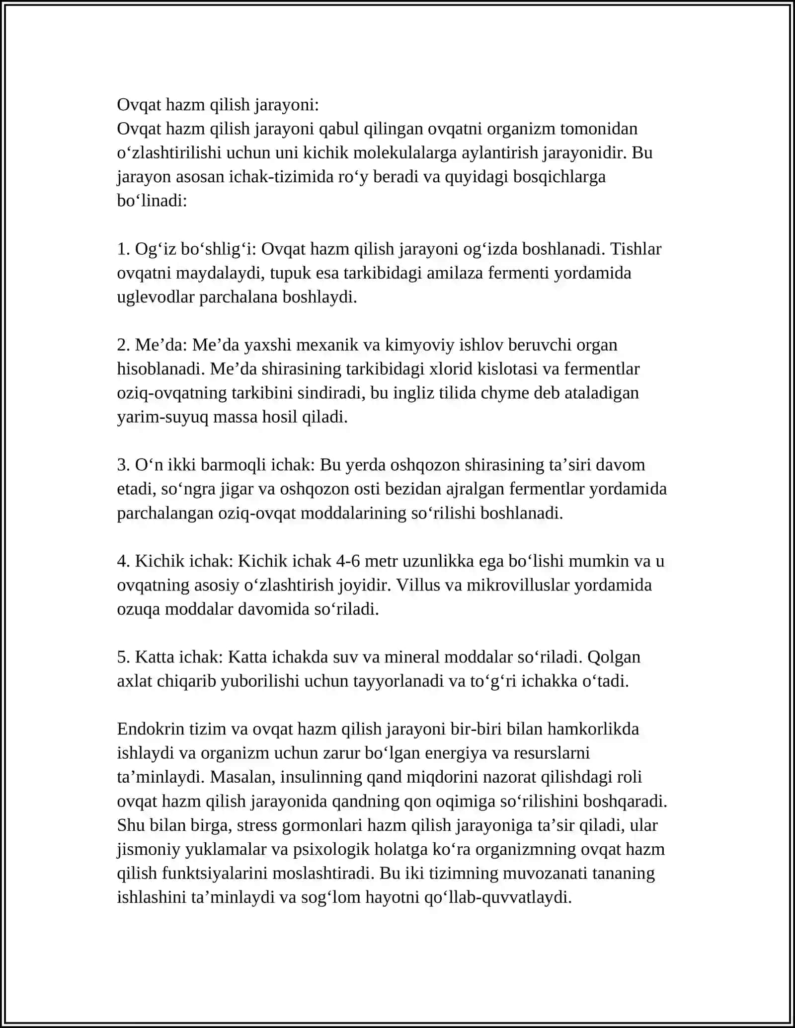 HAZMLANISH JARAYONING ENDOKRIN BOSHQARILUVI 4