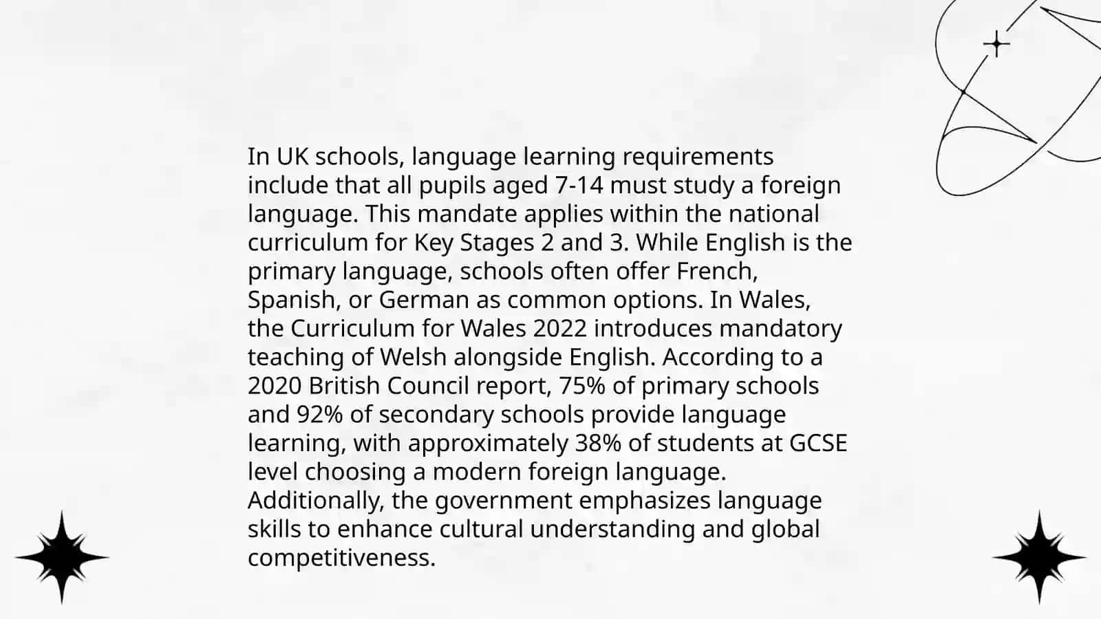 Education system and foreign language teaching in Great Britain 4