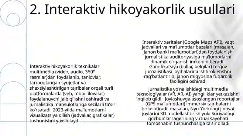Multimedia jurnalistika axloqiy jihatlari 4