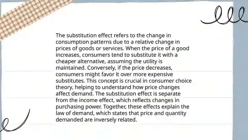 Income and Substitution Effect 4