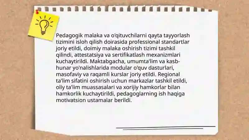 Umumta'lim mazmuni va o'quv dasturlarini isloh qilish 4