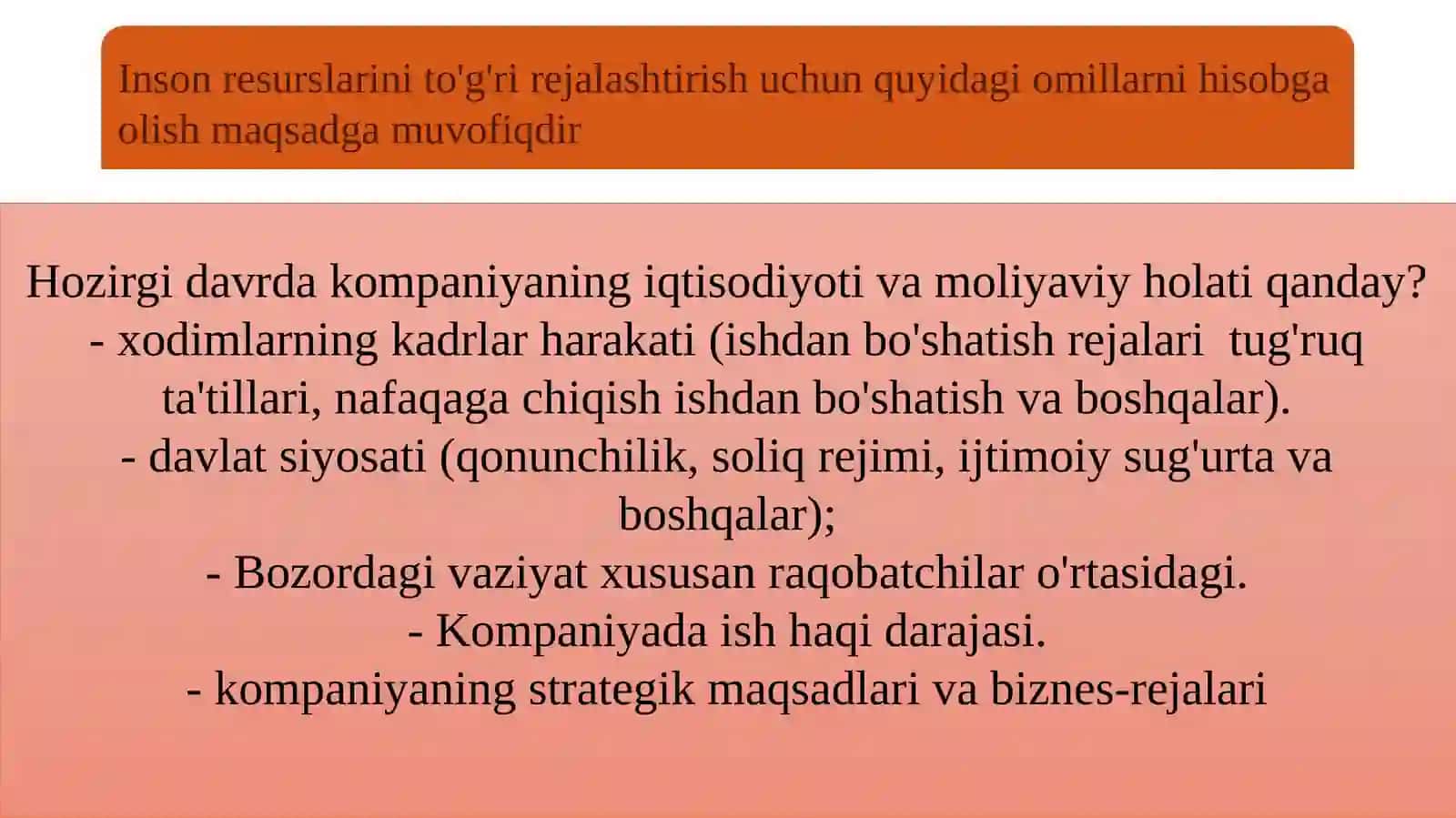 Xodimlarga talabni rejalashtirish 4