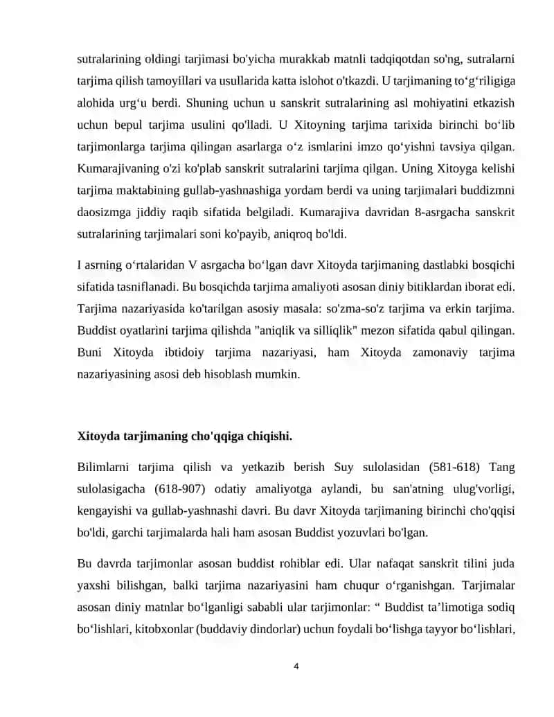 Xitoyda og'zaki tarjima tarixi 4