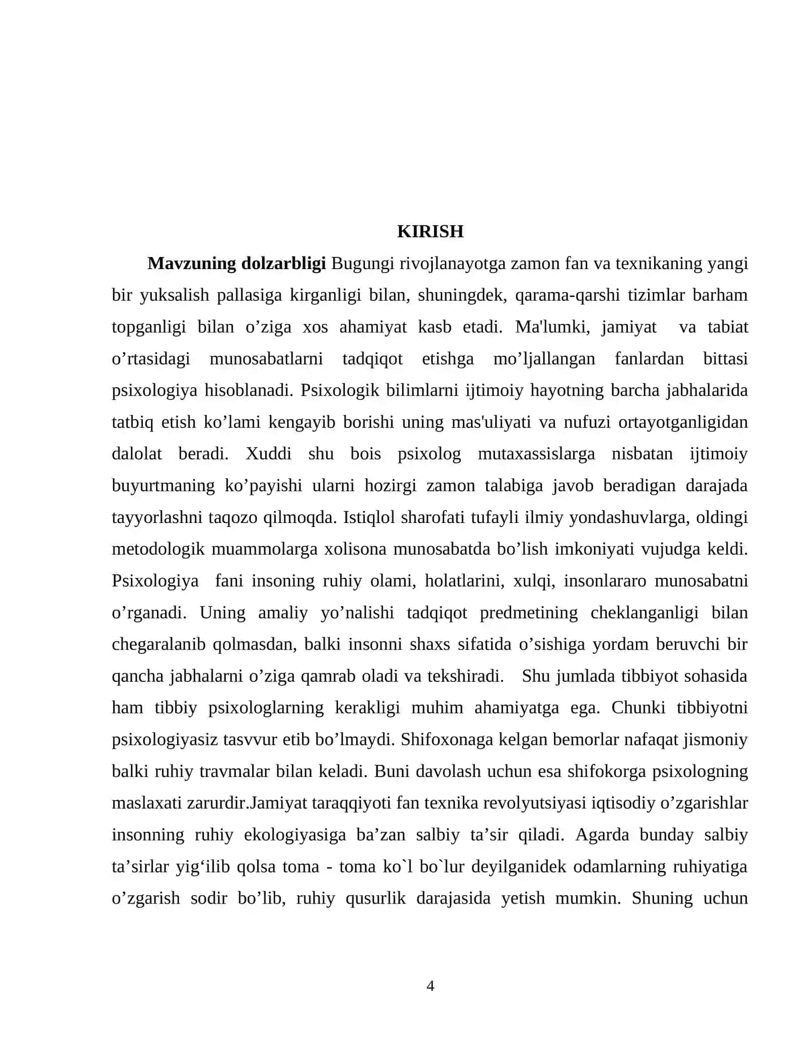 SHAXS PATOLOGIYASI VA PSIXOTERAPIYA 4