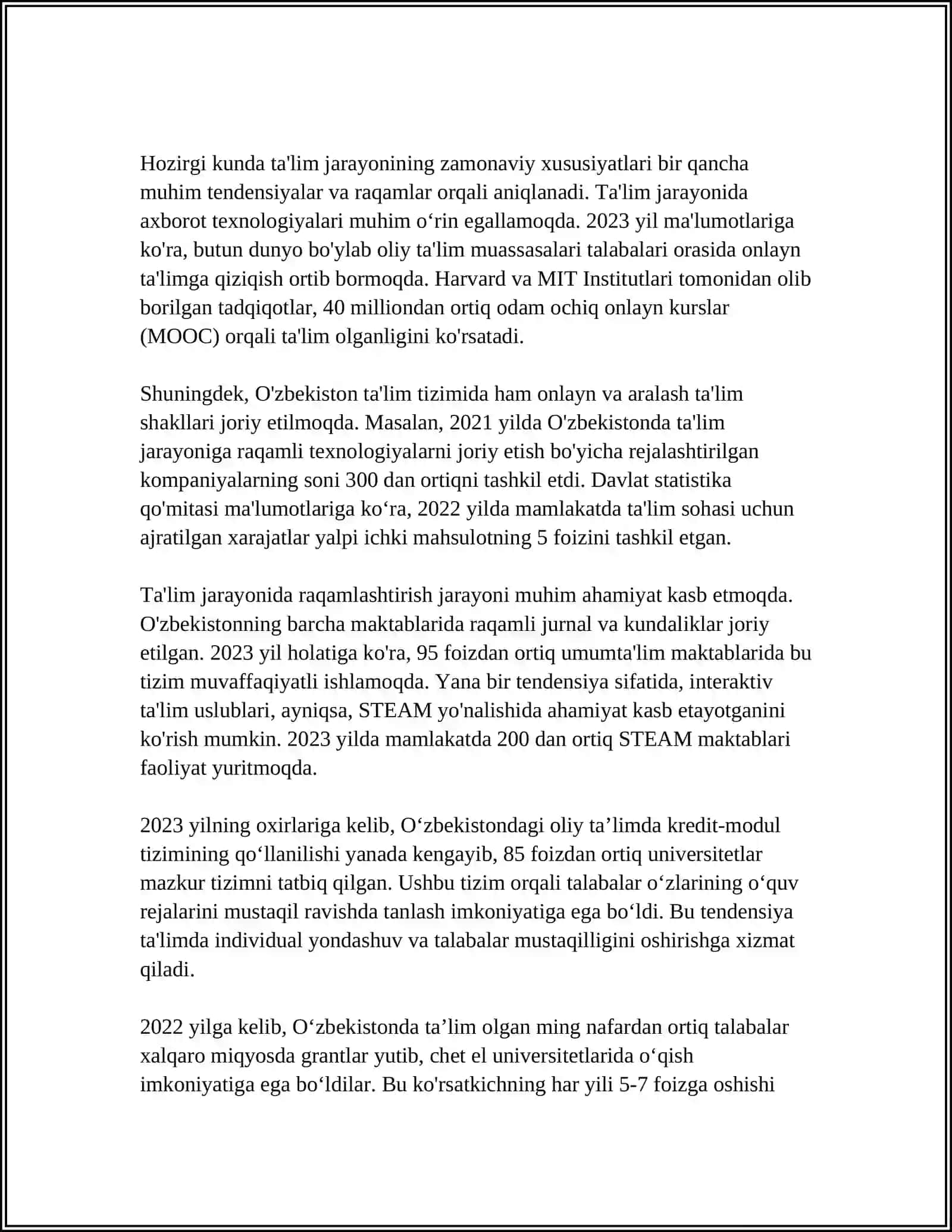 HOZIRGI ZAMON DIDAKTIKASINING PREDMETI VA VAZIFALARI 4