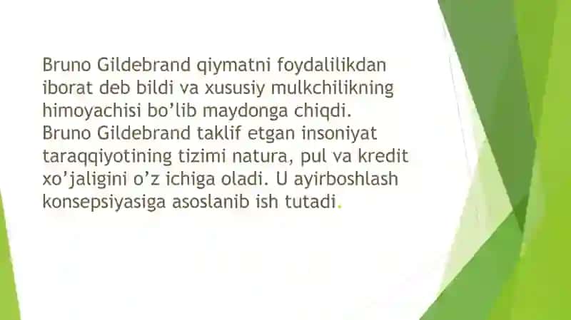 Bruno Gildebrant(1812-1878): G'oya va sifat 4
