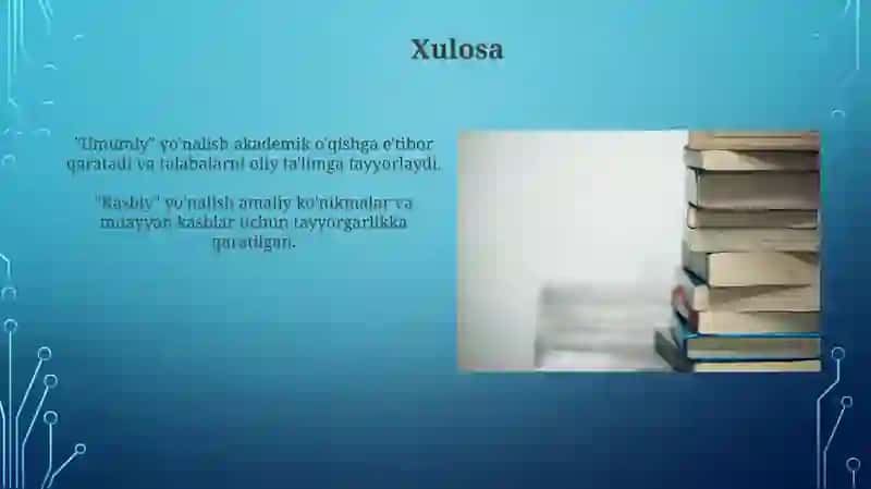 Fransiya talim tizimining "Dual bosqichi" xususiyatlari 4