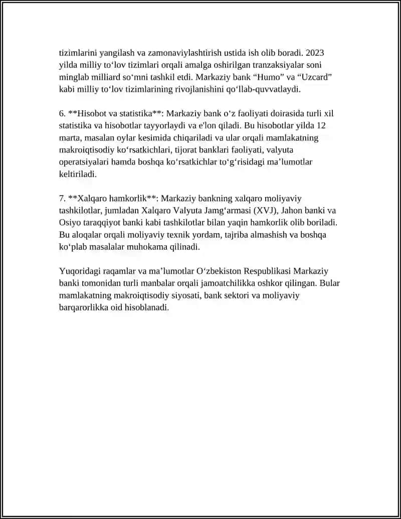 O‘ZBEKISTON RESPUBLIKASINING PUL KRIDIR SIYOSATI 4