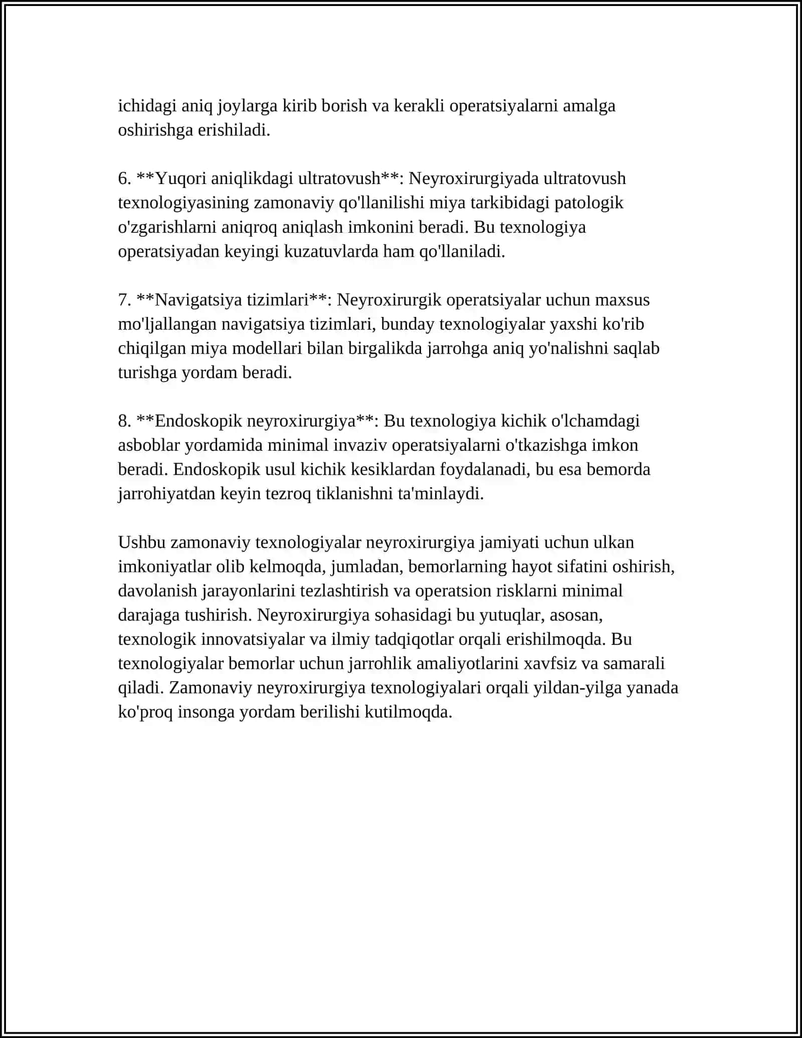 NEROXIRURGIYADA QÒLGA KIRITILGAN YUTUQLAR.KRANIOTOMIYA VA KRANIOPLASTIKA 4