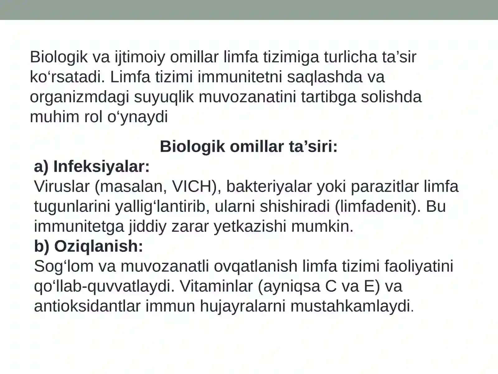 Biologik vaijtimoiy jismoniy tarbiya darsi 4