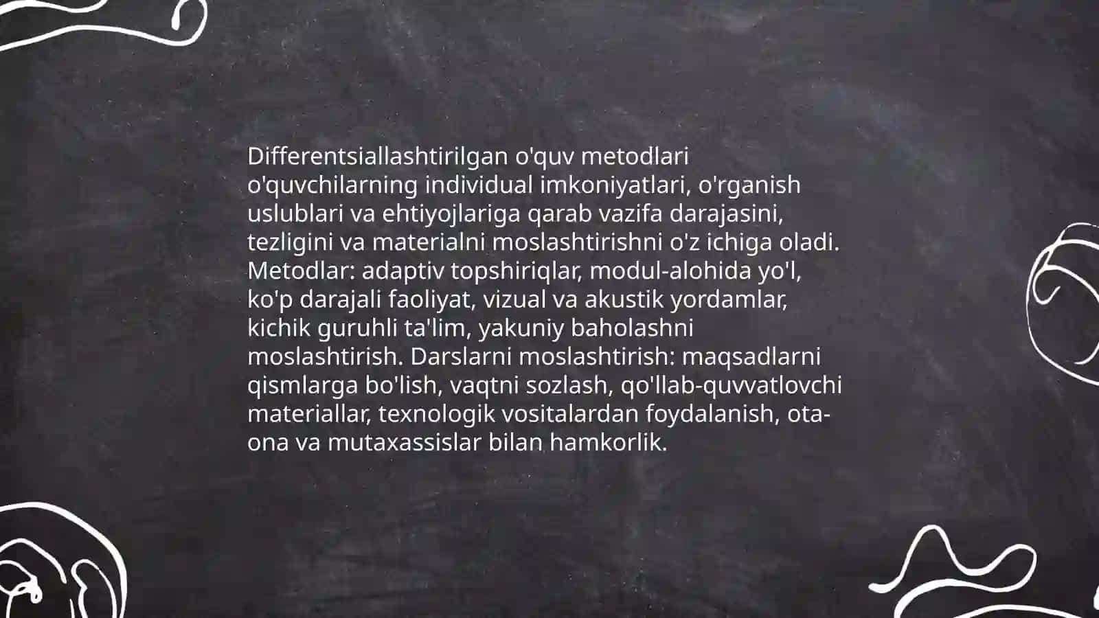 Alohida ehtiyojli o’quvchilarga ta'sir ko'rsatish yo'llar 4