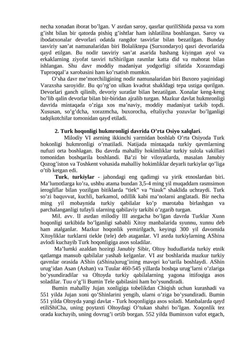 Ilk o‘rta asrlarda davlatchilik: ijtimoiy-siyosiy, iqtisodiy va madaniy hayot (V-IX asrlar) 4