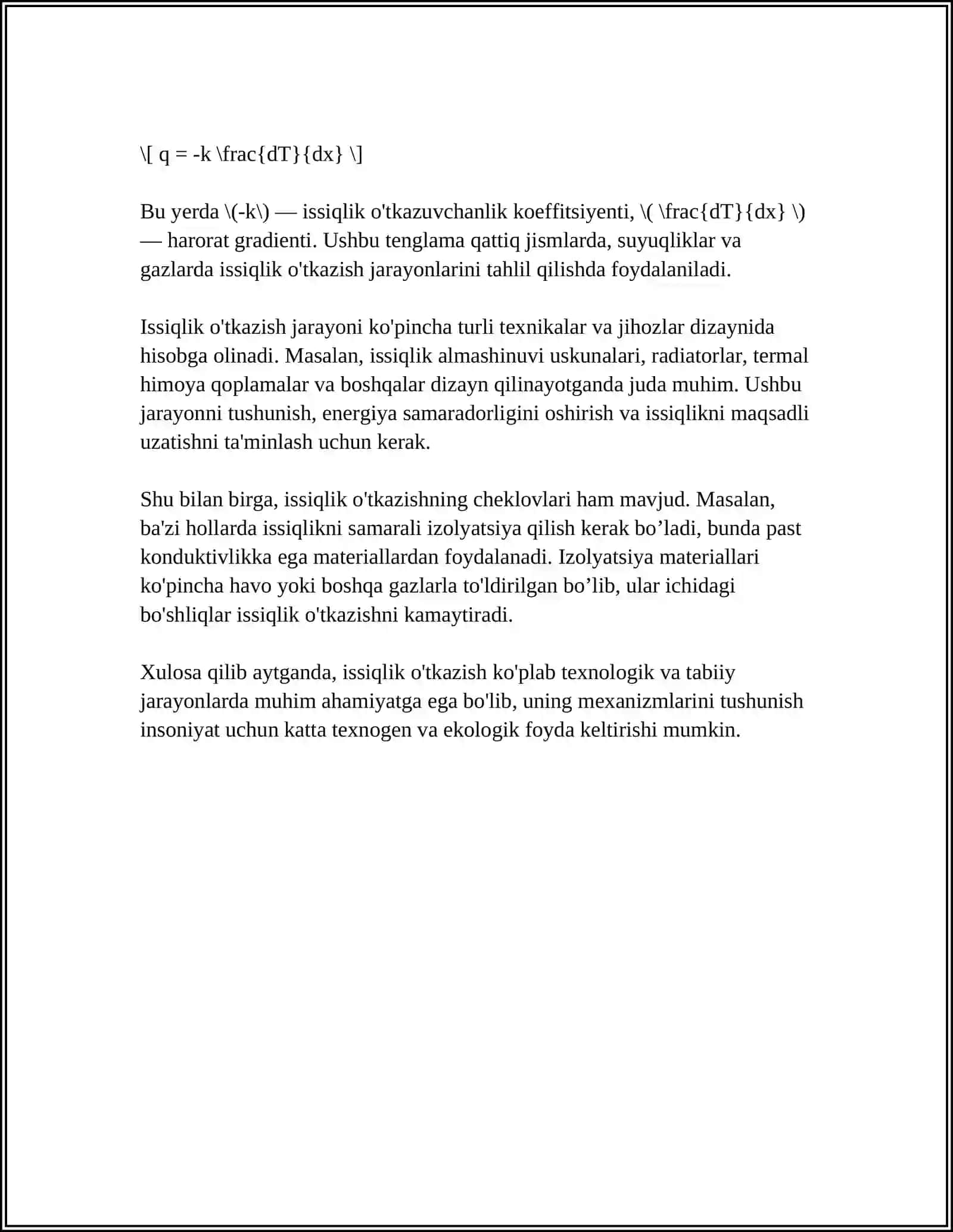 ISSIQLIK HODISALARI 4