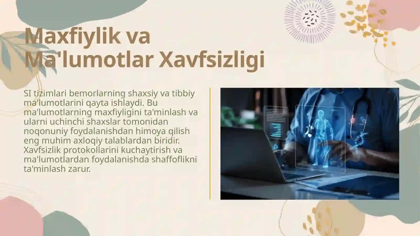 Sun’iy intellektning tibbiyotdagi axloqiy muammolari 4