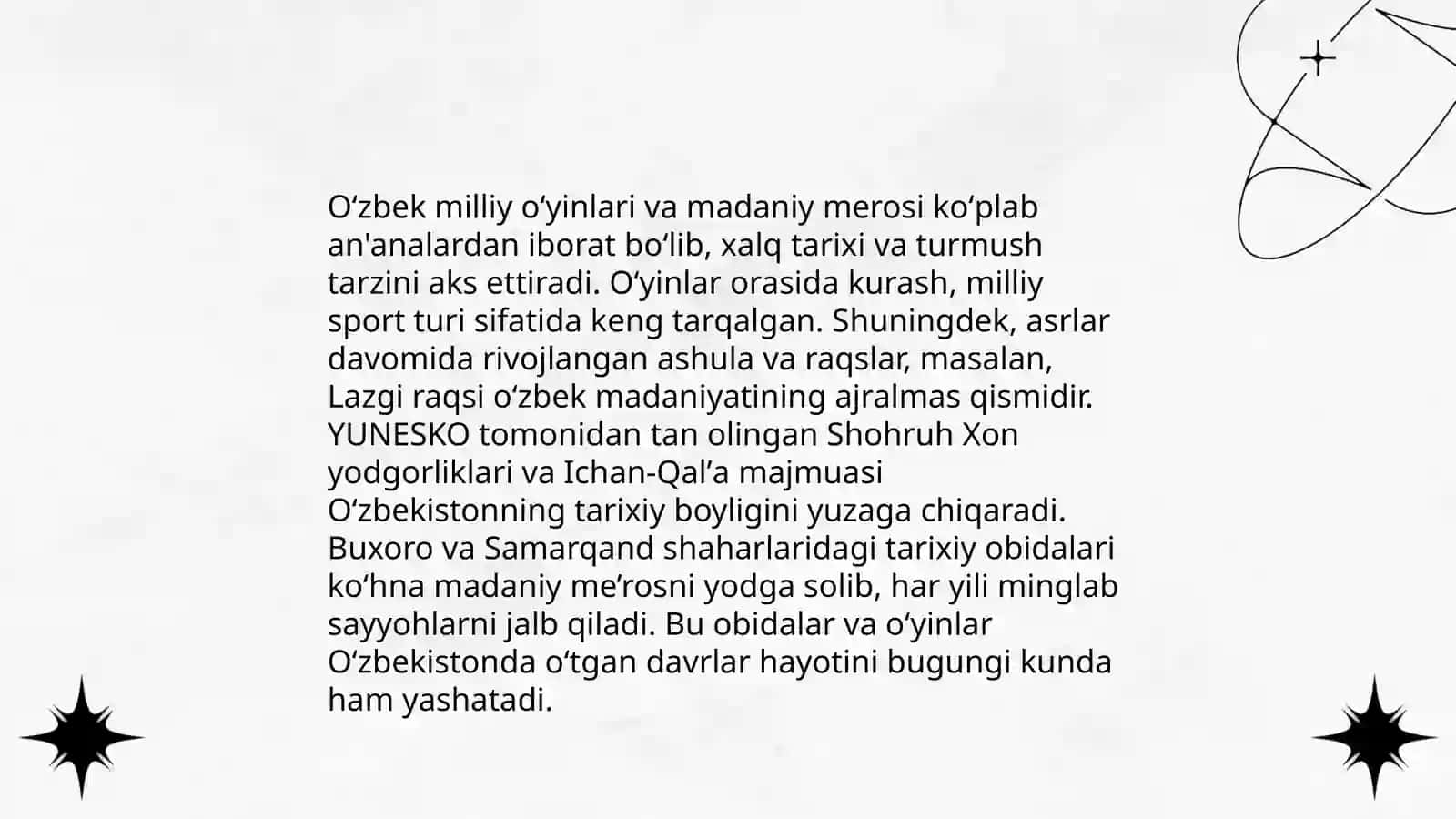 Milliy va harakatli o‘yinlar 4