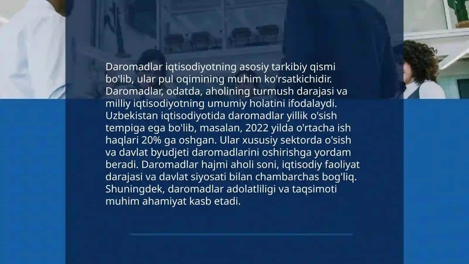 Daromadlar,ularning mohiyati, turkumlanishi va kelish yöllari 4