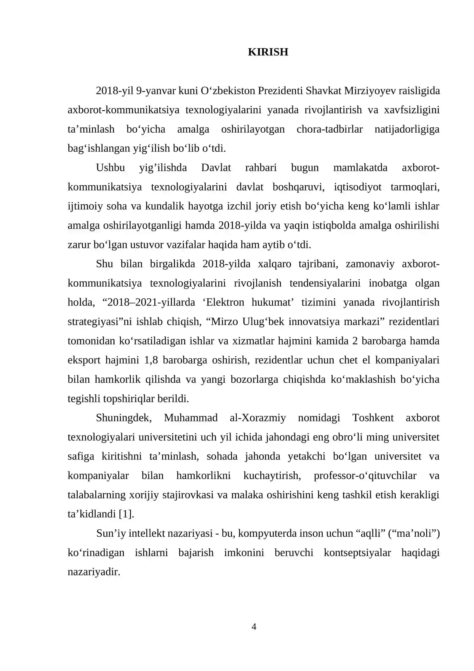 Sun’iy intellekt asosida robot mashina modelini ishlab chiqish 4
