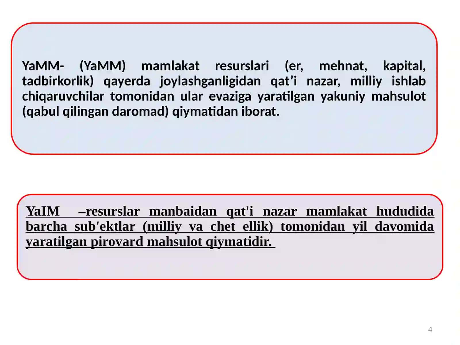 Iqtisodiyotga oʻtish (Amaliy ishlar/Iqtisodiyot) 4