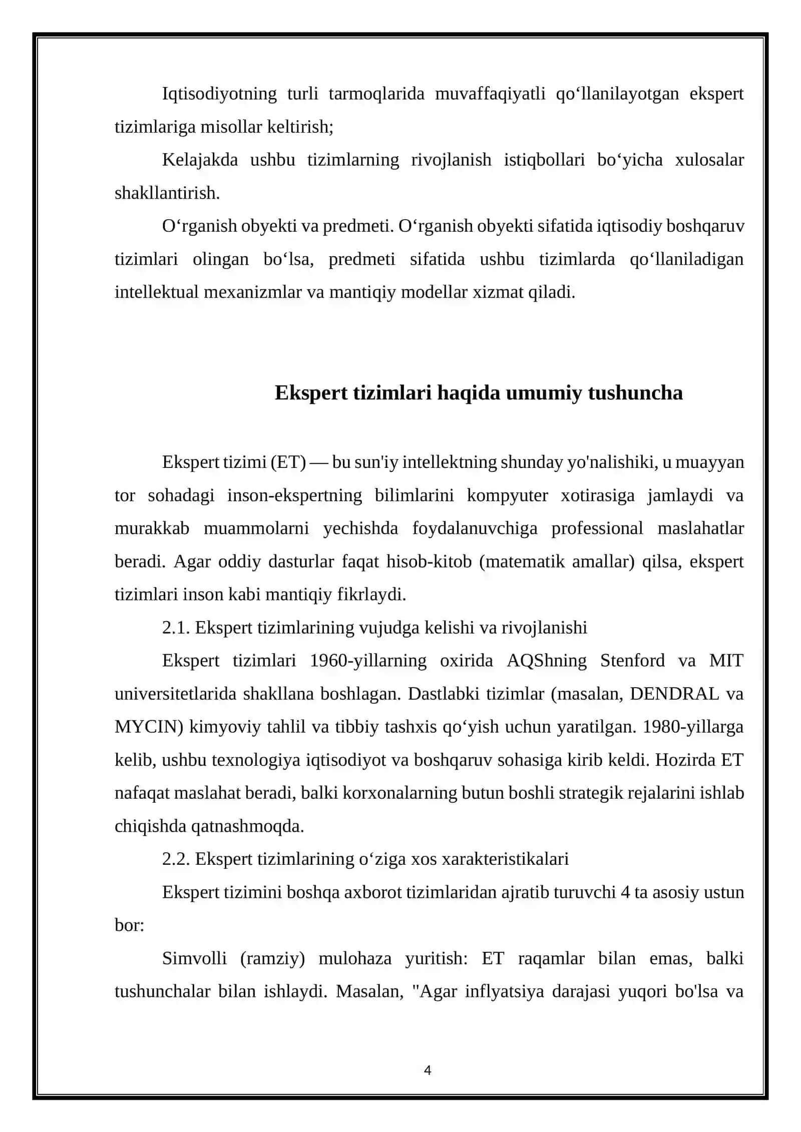 Transport muhandisligi fakulteti talabasi MUSTAQIL ISHI 4